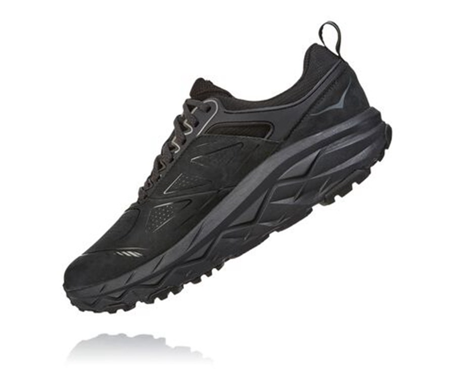 Trail Shoes Mens - Hoka One One Challenger Low GORE-TEX - Black - WNCFQRM-39